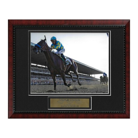 American Pharoah / Victor Espinoza // Unsigned Photograph + Framed