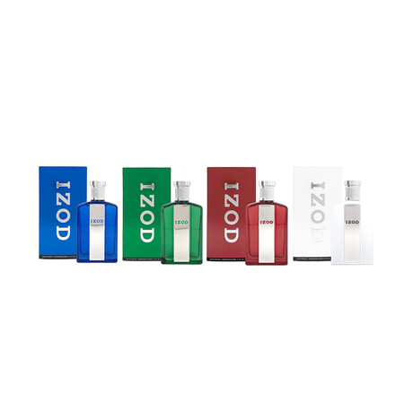 Men's Fragrance // Izod Legacy Bundle // Blue + Green +Red + White // 3.4 oz