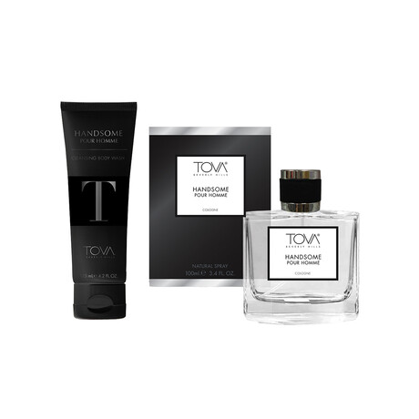 Men's Fragrance // Tova // Handsome Cologne Spray With Free Body Wash // 3.4 oz + 4.2 oz