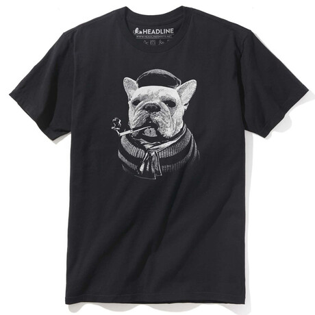 French Bulldog T-Shirt // Black (S)