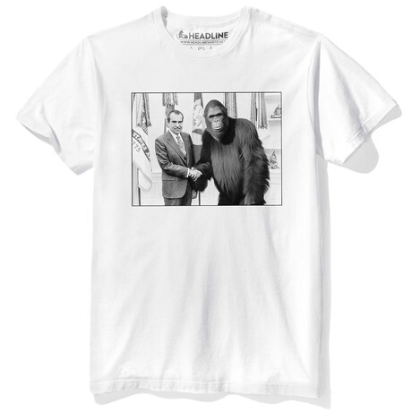 Nixon Meets Bigfoot T-Shirt // White (S)