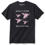 Don'T Stop Believing T-Shirt // Black (L)