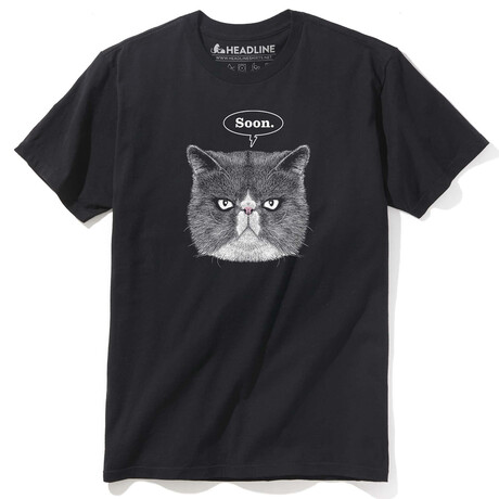 Evil Cat T-Shirt // Black (S)