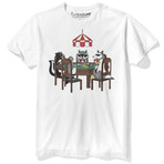 Trash Animal Poker T-Shirt // White (XL)