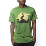 Jackalope T-Shirt // Triblend Kelly (L)