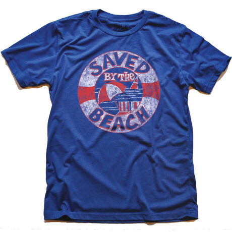 Saved By The Beach T-Shirt // Royal (S)