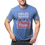 Cooler Heads T-Shirt // Triblend Royal (L)