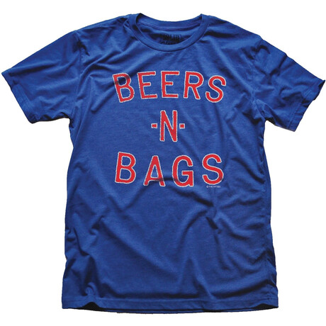 Beer N Bags T-Shirt // Royal (S)