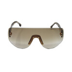 Carrera // Unisex // Shield Sunglasses // Havana + Brown