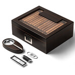 Mantle Cigar Humidor + Accessories