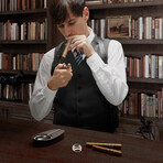 Mantle Cigar Humidor + Accessories