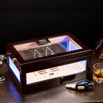 Inlumino LED Lighted Cigar Humidor