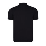 Set of 2 Button-Up Shirts // Black + Dark Blue (S)