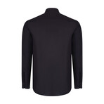 Solid Button-Up // Black (S)