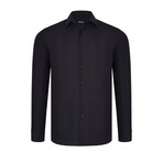 Solid Button-Up // Black (S)