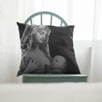 Banksy Inspired Madonna Double Sided Print Pillow - Stuffed (18" x 18")