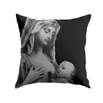 Banksy Inspired Madonna Double Sided Print Pillow - Stuffed (18" x 18")
