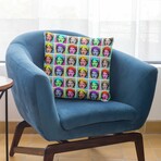 Banksy Inspired Marilyn Double Sided Print Pillow - Stuffed (18" x 18")