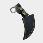 Damascus Karambit Knife Handmade
