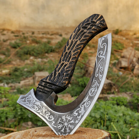Mini Axe + Pizza Cutter // Hand Forged
