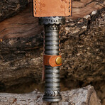 Damascus Steel Tanto Blade Sword
