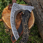 Mini Axe + Pizza Cutter // Hand Forged