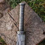 Damascus Steel Tanto Blade Sword