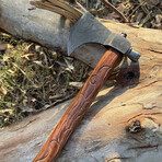 Hand Forged Damascus Steel Tomahawk Axe