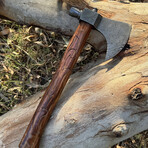 Hand Forged Damascus Steel Tomahawk Axe