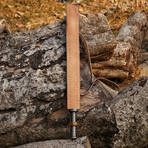 Damascus Steel Tanto Blade Sword