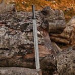 Damascus Steel Tanto Blade Sword