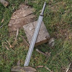 Damascus Steel Tanto Blade Sword