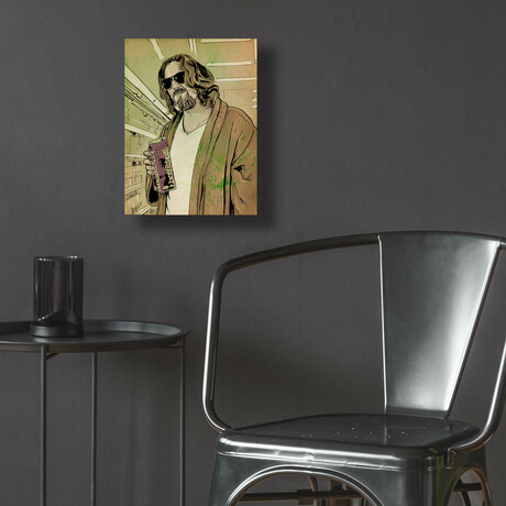 Dude Lebowski (12.0"W x 0.13"L x 16.0"H)