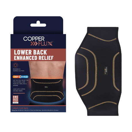 Copper-Infused Lower Back Enhanced Relief Brace