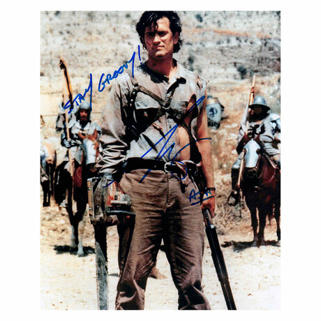 Bruce Campbell // Army of Darkness // Signed 8x10 Photo