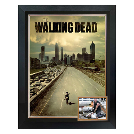 Michael Rooker // Signed The Walking Dead Framed Display // TV Collectible