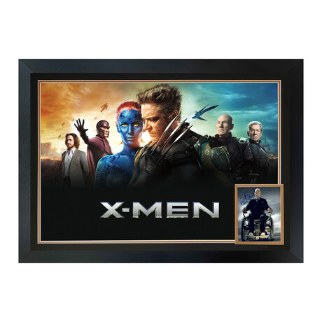 Patrick Stewart // X-Men - Professor X // Signed Framed Display // Sci-Fi Collectible