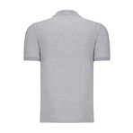 Set of 2 Short Sleeve Polo with Logo // Gray + Black (S)