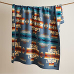 Chief Joseph Blanket // 64 x 80 in // Slate