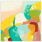 Chroma 3 Frameless Free Floating Reverse Tempered Art Glass Wall Art by EAD Art Coop