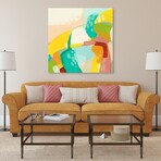 Chroma 3 Frameless Free Floating Reverse Tempered Art Glass Wall Art by EAD Art Coop