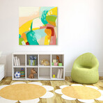 Chroma 3 Frameless Free Floating Reverse Tempered Art Glass Wall Art by EAD Art Coop