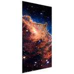 Mountains of the Carina Nebula A Frameless Free Floating Reverse Printed Tempered Art Glass Wall Art