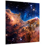 Mountains of the Carina Nebula I Frameless Free Floating Reverse Printed Tempered Art Glass Wall Art