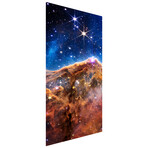 Mountains of the Carina Nebula B Frameless Free Floating Reverse Printed Tempered Art Glass Wall Art