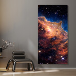 Mountains of the Carina Nebula A Frameless Free Floating Reverse Printed Tempered Art Glass Wall Art