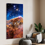 Mountains of the Carina Nebula B Frameless Free Floating Reverse Printed Tempered Art Glass Wall Art