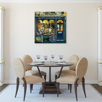 Spot IV Frameless Free Floating Tempered Art Glass Wall Art by EAD Art Coop