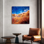 Mountains of the Carina Nebula II Frameless Free Floating Reverse Printed Tempered Art Glass Wall Art
