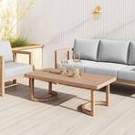 Leto Coffee Table // Brown
